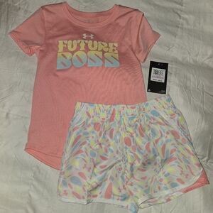 Under Armour Girl Athletic Outfit Size 6